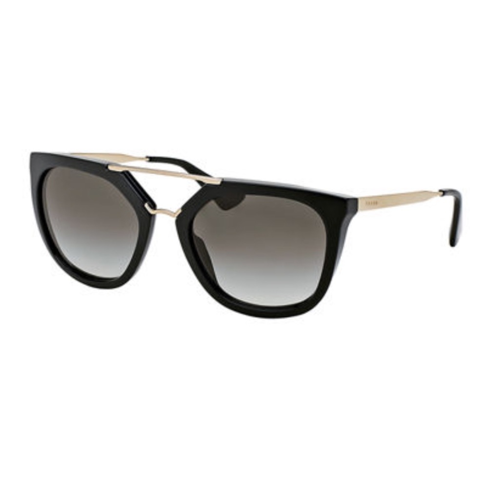 Prada Straight-Brow Double-Bridge Sunglasses